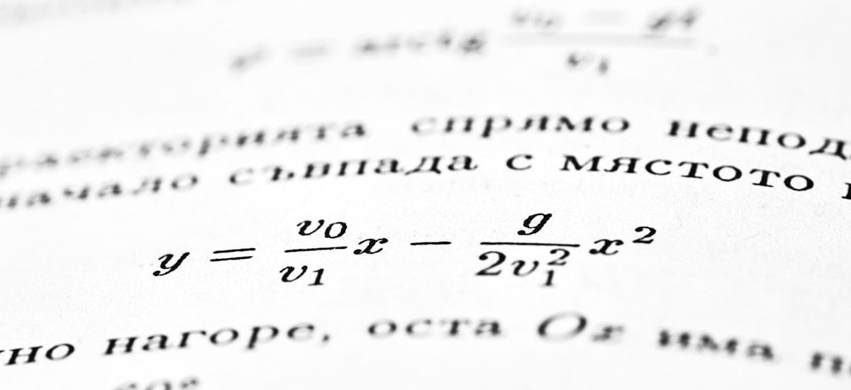 School science book close-up.